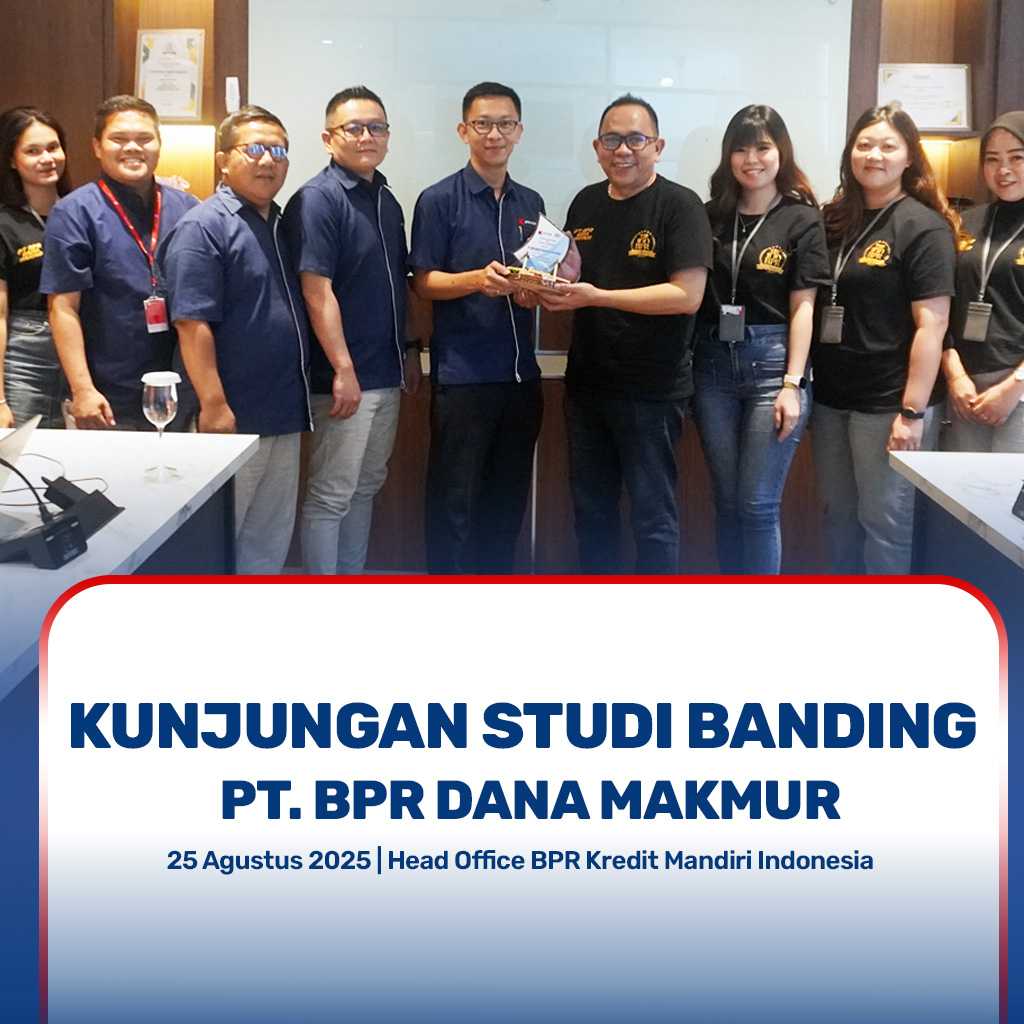 KUNJUNGAN STUDI BANDING PT. BPR DANA MAKMUR 